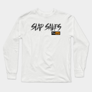 Pinball: Slap Saves (light) Long Sleeve T-Shirt