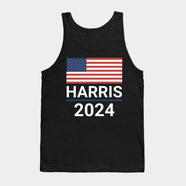 Harris 2024 - Kamala Harris for President Tank Top by UrbanLifeApparel