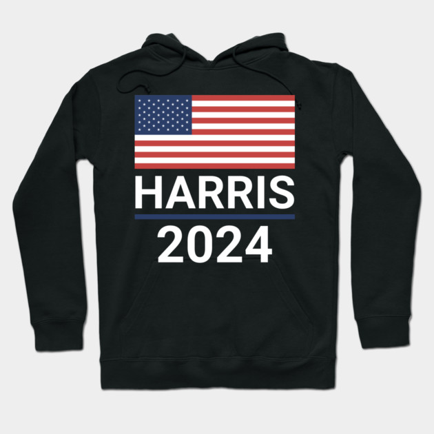 Harris 2024 - Kamala Harris for President Hoodie by UrbanLifeApparel
