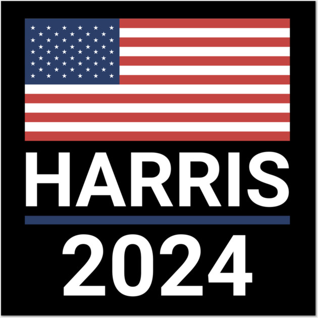 Harris 2024 - Kamala Harris for President Wall Art by UrbanLifeApparel