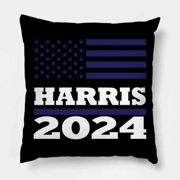 Kamala  Harris 2024 - Kamala Harris for President Pillow by UrbanLifeApparel