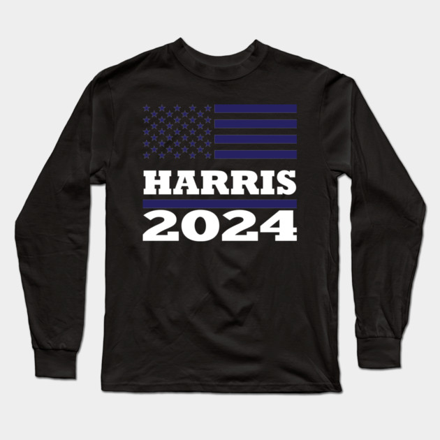 Kamala  Harris 2024 - Kamala Harris for President Long Sleeve T-Shirt by UrbanLifeApparel