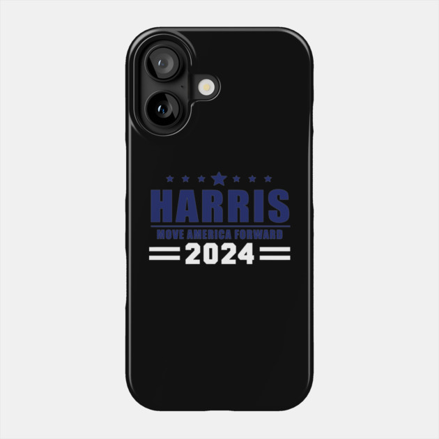 Harris 2024 Move American Forward Phone Case by UrbanLifeApparel