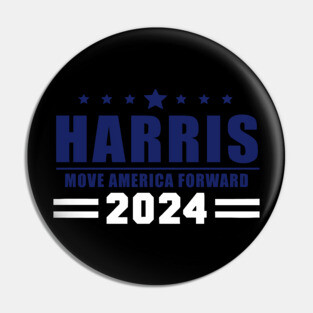 Harris 2024 Move American Forward Pin