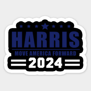 Harris 2024 Move American Forward Magnet