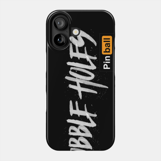 Pinball: Gobble Holes (dark) Phone Case by DRI374