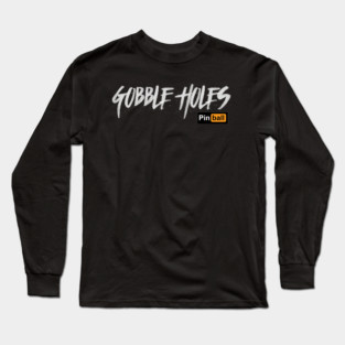 Pinball: Gobble Holes (dark) Long Sleeve T-Shirt
