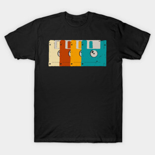 Retro Floppy Disk Icon T-Shirt