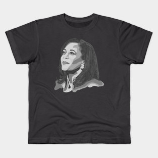 Kamala Harris Portrait Kids T-Shirt