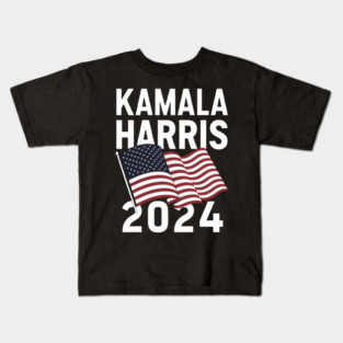 Kamala Harris 2024 USA Kids T-Shirt