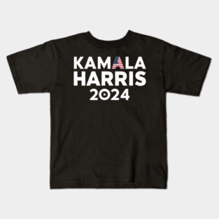 Kamala Harris 2024 president Kids T-Shirt