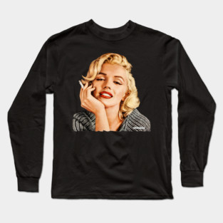 Marilyn Monroe Chicago Smoker Long Sleeve T-Shirt