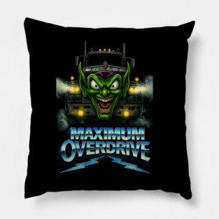 Maximum Overdrive T-Shirt - Classic Stephen King Horror Fan Apparel Pillow