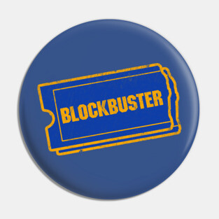 Blockbuster vintage Pin
