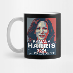 Retro Vintage Kamala Harris 2024 For President Election Campaign Mug