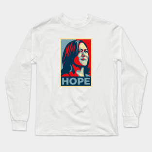 Kamala Harris: Hope Long Sleeve T-Shirt
