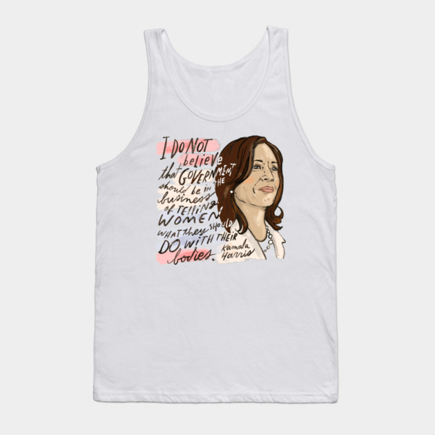Kamala Harris 2024 Tank Top by kathywellerart