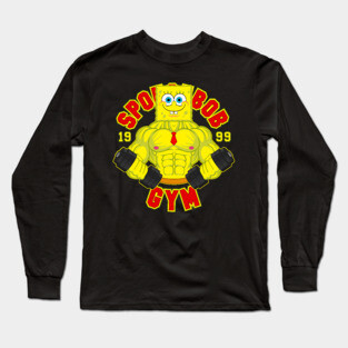Spongebob Gym Long Sleeve T-Shirt