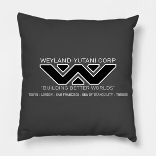 Weyland Yutani Locations Pillow