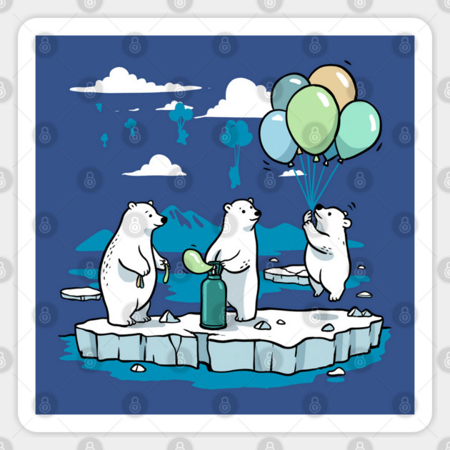 Polar Rescue Sticker by GoshWow®