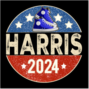 Kamala Harris 2024 Vote For President Kamala Sneakers Meme Posters and Art