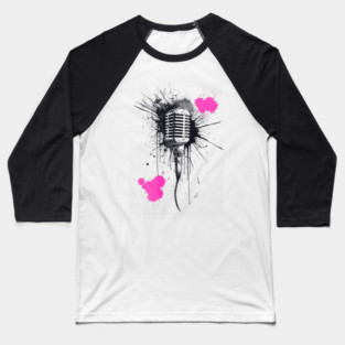 Microphone Baseball T-Shirt
