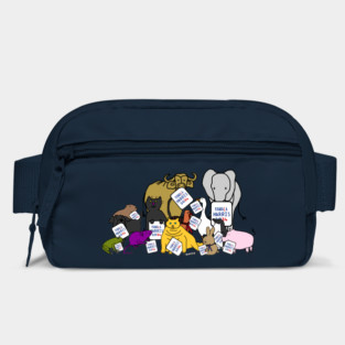 Animals with Kamala Harris Signs Bag