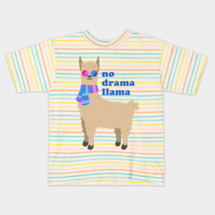 No Drama Llama Kids T-Shirt
