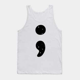 Starry Semicolon Tank Top