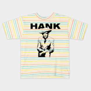 Hank Williams BW // Minimalist Kids T-Shirt