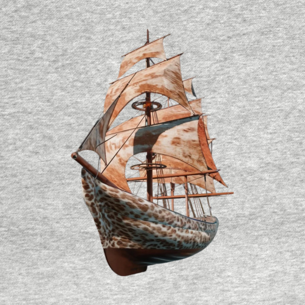 Model of a Tall Ship with Multiple Sails by animegirlnft