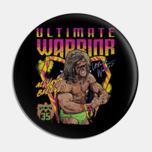 Ultimate Warrior 35Th Anniversary Pin
