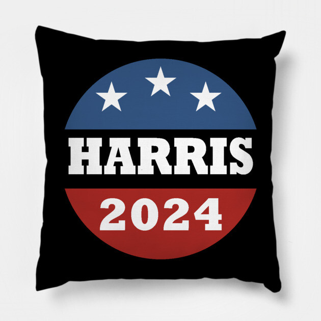 Harris 2024 Pillow by UrbanLifeApparel