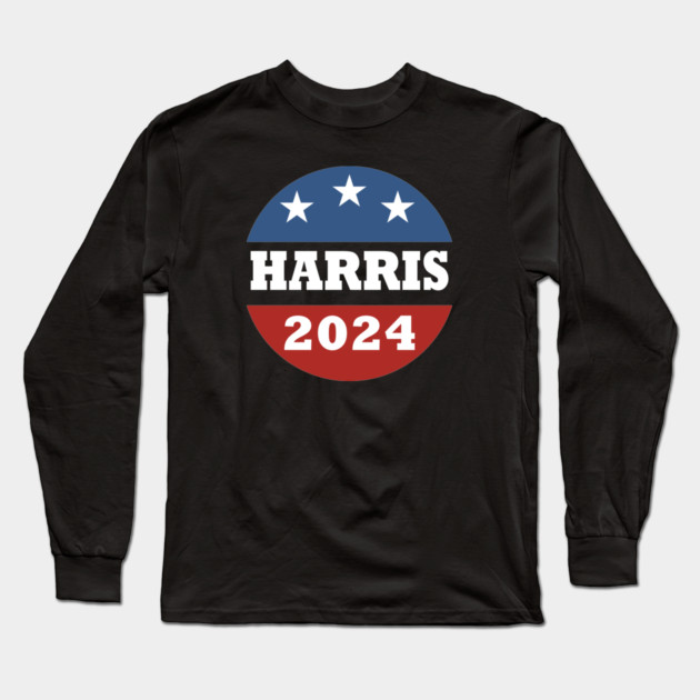 Harris 2024 Long Sleeve T-Shirt by UrbanLifeApparel