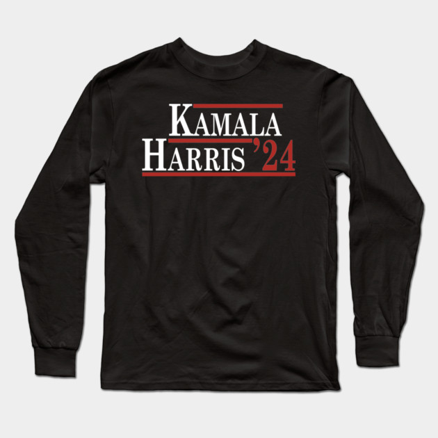 Kamala Harris 2024 Long Sleeve T-Shirt by UrbanLifeApparel