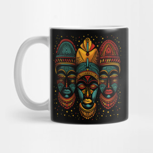 African Masks, African Art Mug