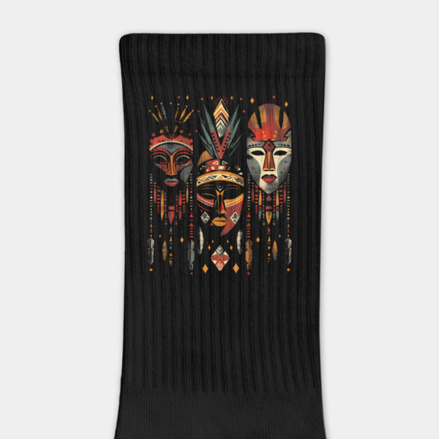 Hanging African Masks, African Art by UrbanLifeApparel