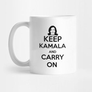 KEEP KAMALA AND CARRY ON COCONUT TREE ELECTION SHIRT STICKER Mug