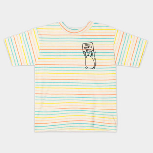 Small Cat and Kamala Harris 2024 Sign Kids T-Shirt