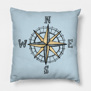 Compass Pillow