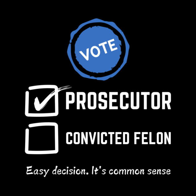 Vote prosecutor vs felon 2024 by The WYLD Tribe