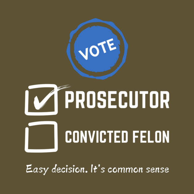 Vote prosecutor vs felon 2024 by The WYLD Tribe