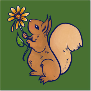 Squirrel Posters and Art