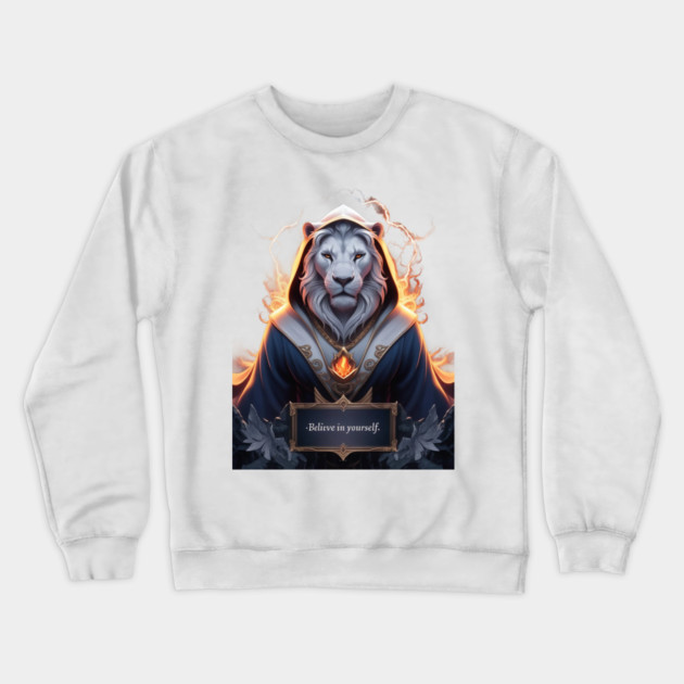 Casts a Shadow Over Their Face Crewneck Sweatshirt by animegirlnft