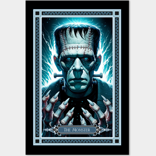 The Frankenstein's Monster Tarot Card Wall Art by HolidayBug