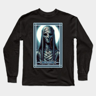 The Mummy Tarot Card Long Sleeve T-Shirt