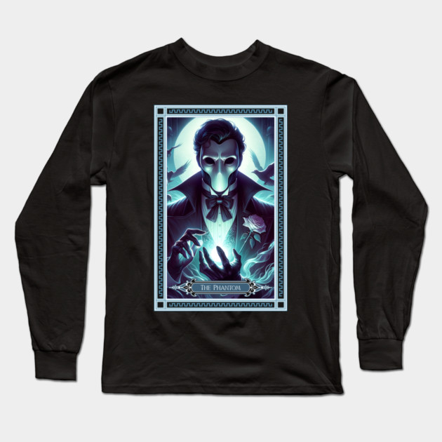 The Phantom Tarot Card Long Sleeve T-Shirt by HolidayBug