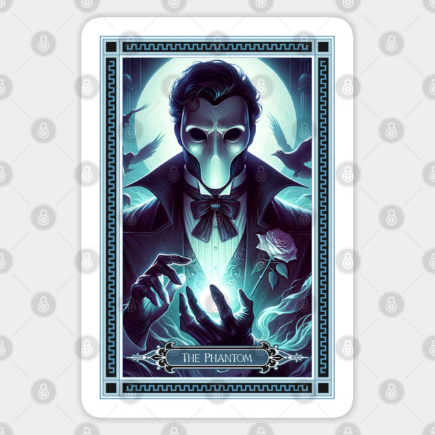 The Phantom Tarot Card Sticker by HolidayBug