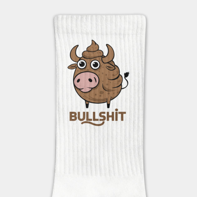 Funny Bullshit Wordplay Pun Humor Poo by Anticorporati