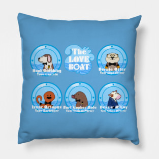 Love Boat Animal Style Pillow